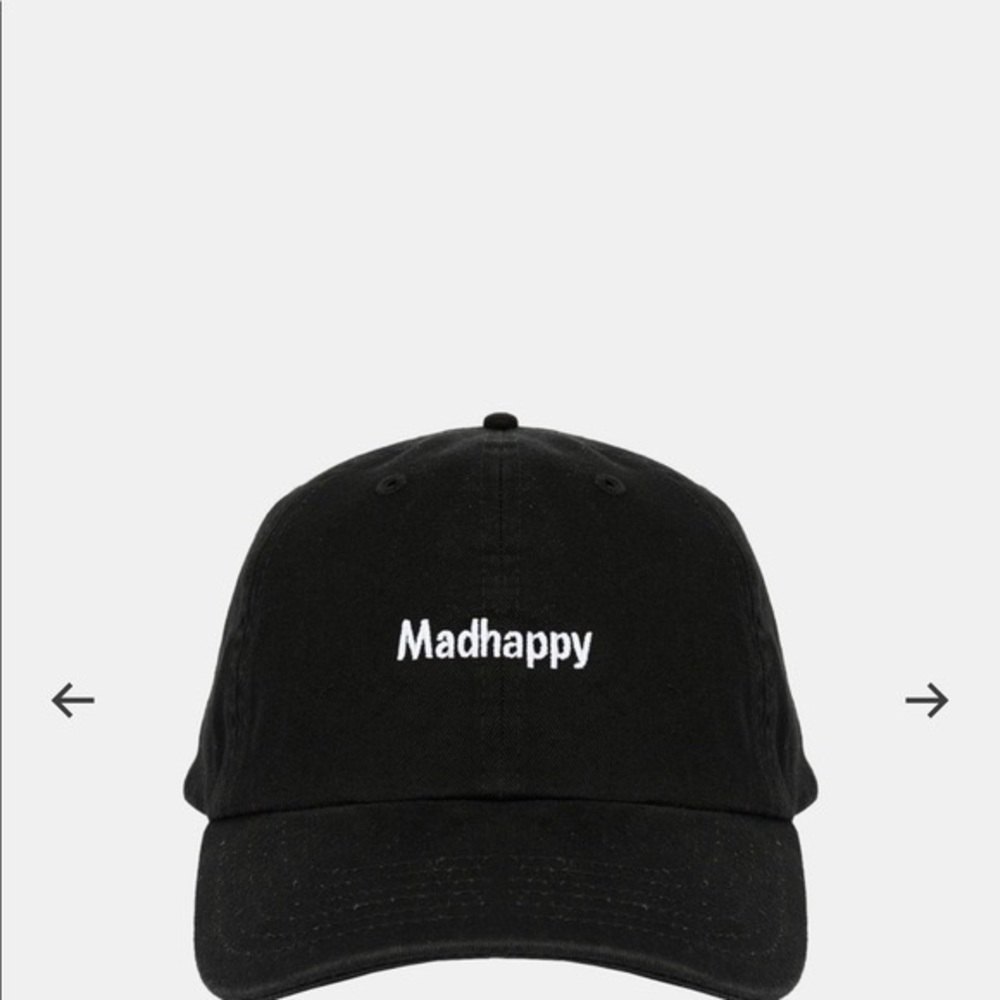 MADHAPPY Black Classic Hat (this version not sold anymore) BRAND New/ unworn